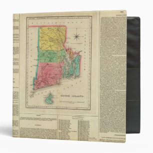 Map Of Rhode Island Binder