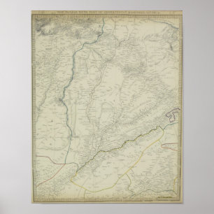 Map of River Systems Poster