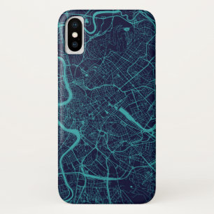 Map of Rome iPhone X Case