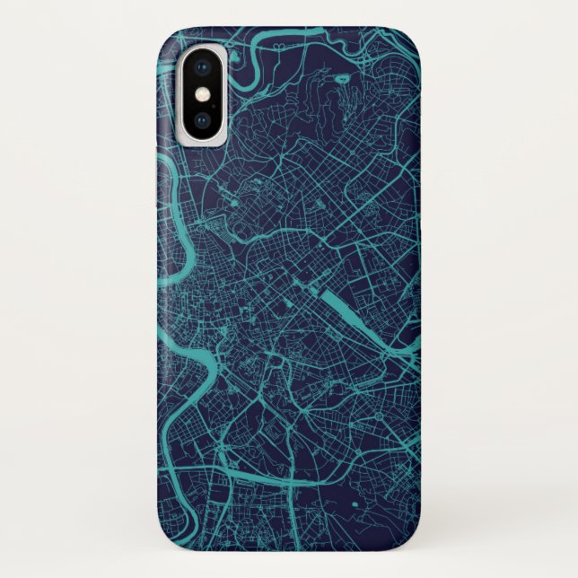 Map of Rome Case-Mate iPhone Case (Back)