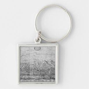 Map of Rome Keychain