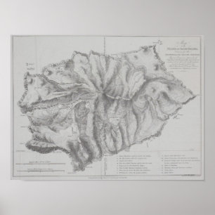 Map of Saint Helena Island Poster