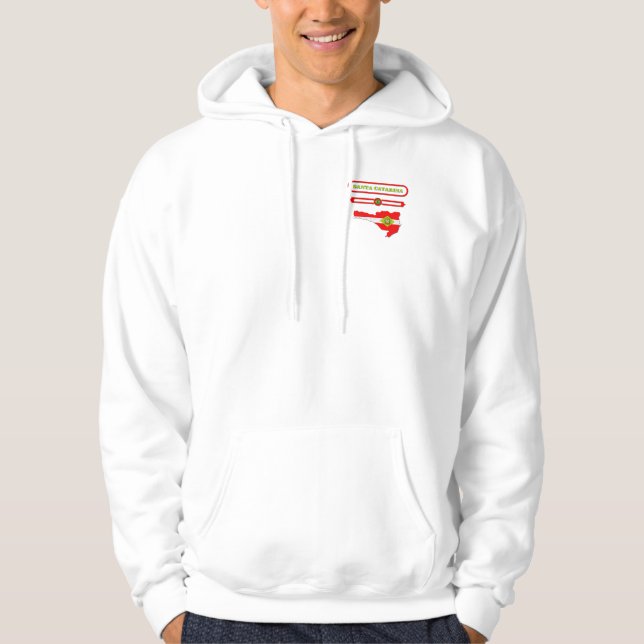 MAP OF SANTA CATARINA. SAMER BRASIL HOODIE (Front)