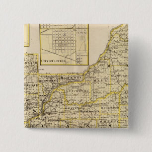 Map of Schuyler, Mason, Brown Button