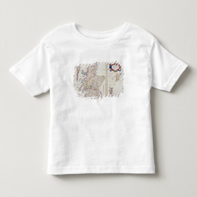 Map of Scotland, c.1700 Toddler T-shirt (Front)