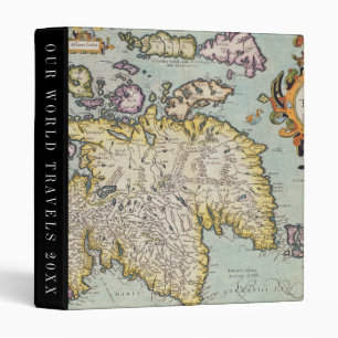 Map of Scotland Miliaria Scotia 3 Ring Binder