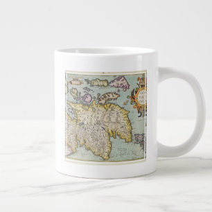 Map of Scotland Miliaria Scotia Giant Coffee Mug