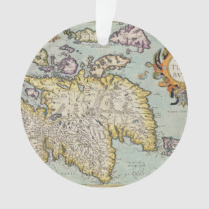 Map of Scotland Miliaria Scotia Ornament