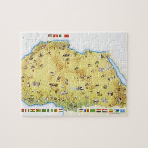 Map of South Africa 2 Jigsaw Puzzle