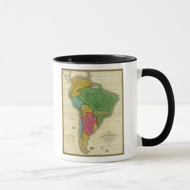 Map of South America 3 Mug (Right)
