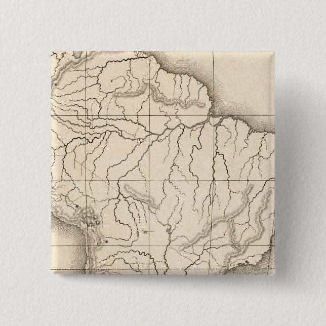 Map of South America Button (Front)