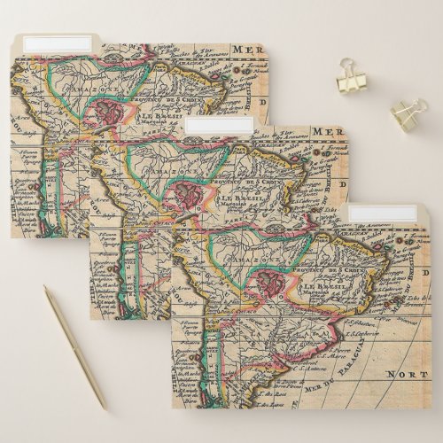 Map of South America File Folder