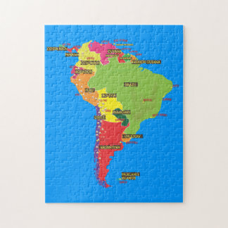 Map of South america Jigsaw Puzzle