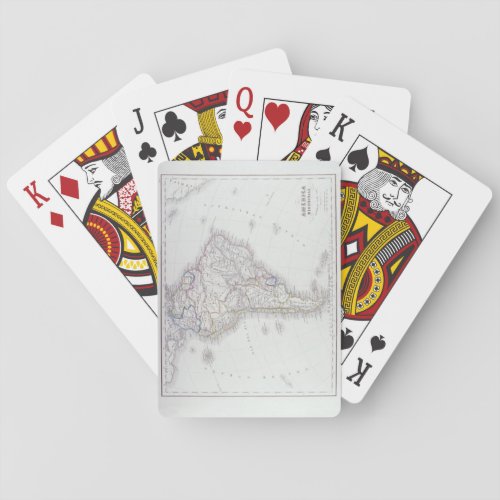 Map of South America Playing Cards