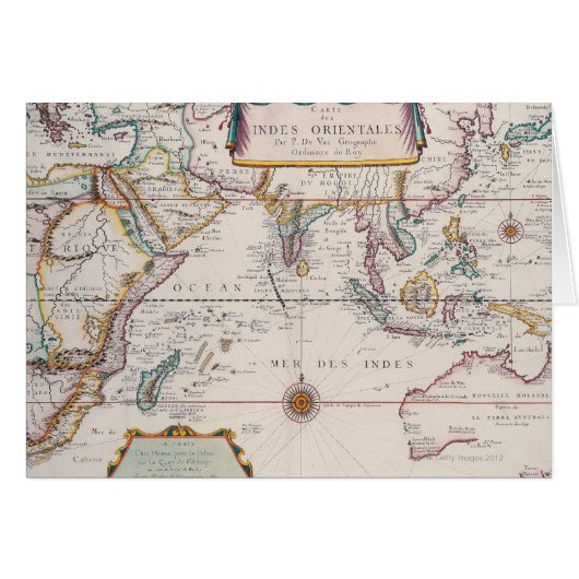 Map of South East Asia (Front Horizontal)