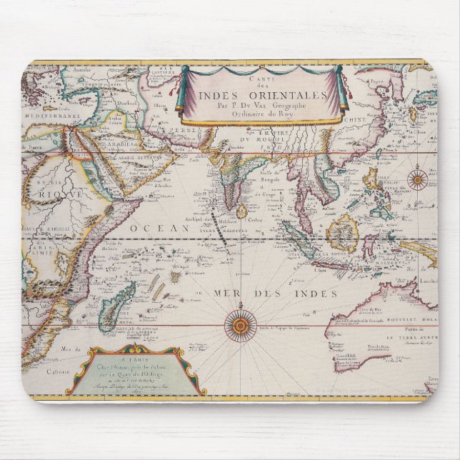 Map of South East Asia Mouse Pad (Front)