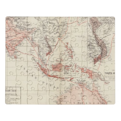 Map of South_East Asia  North Australia Jigsaw Puzzle