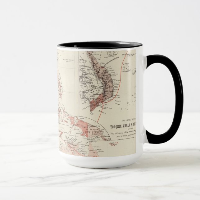 Map of South-East Asia & North Australia Mug (Right)