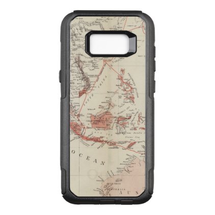 Map of South-East Asia &amp; North Australia OtterBox Commuter Samsung Galaxy S8+ Case