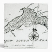 Map of South Pacific Island, 1800 Binder (Front)