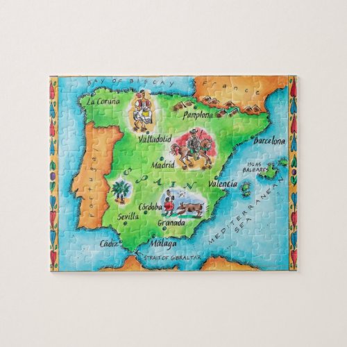 Map of Spain Jigsaw Puzzle