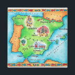 Map of Spain Magnet<br><div class="desc">Asset ID: wov033 / Jennifer Thermes / Map of Spain New Spain , formally called the Viceroyalty of New Spain (Spanish : Virreinato de Nueva España ), was a viceroyalty of the Spanish colonial empire , comprising primarily territories in what was known then as 'América Septentrional' or North America ....</div>