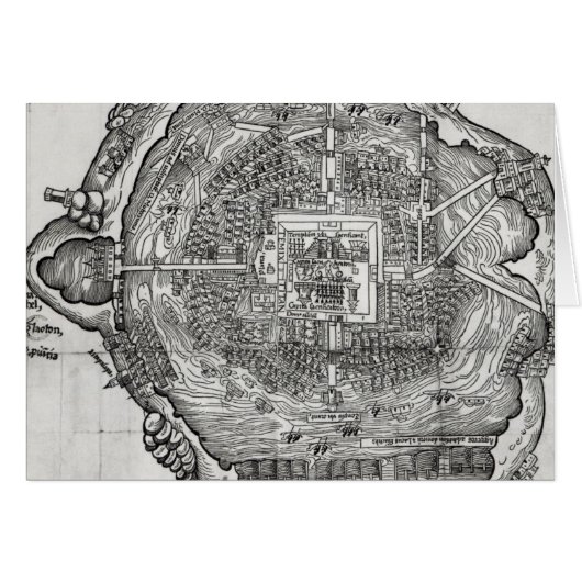 Map of Tenochtitlan Cards (Front Horizontal)