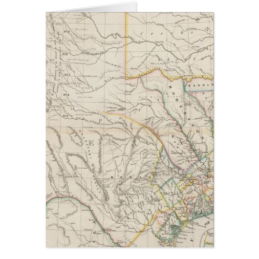 Map of Texas Cards (Front)