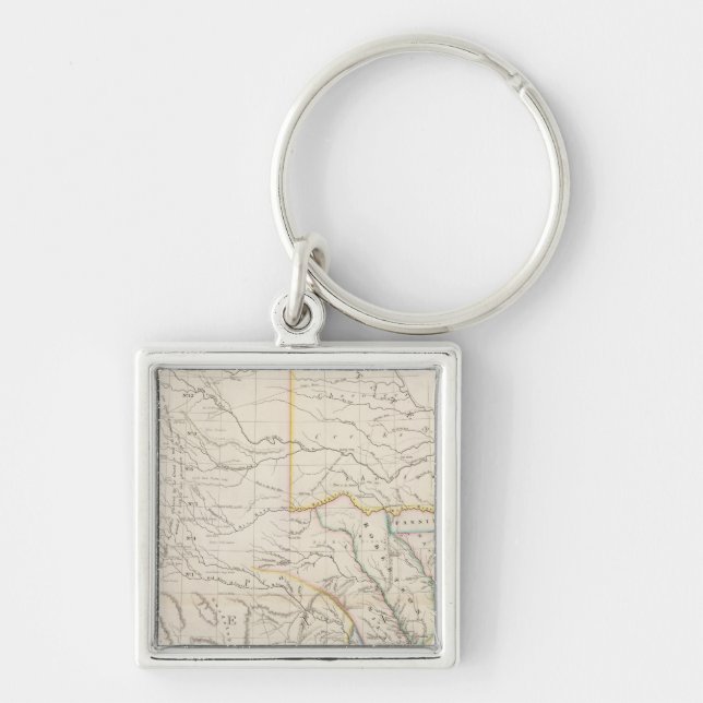 Map of Texas Keychain (Front)