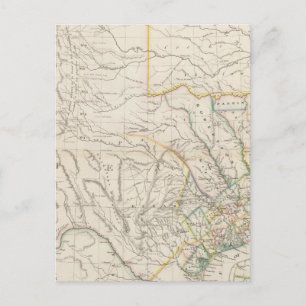 Map of Texas Postcard