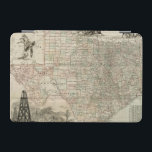 Map of Texas with County Borders iPad Mini Cover<br><div class="desc">This amazing map of the state of Texas shows how the county lines were drawn. It alaso contains renderings of the Alamo,  an oil derrick,  and cowboys on horses. Show a little love to the Lone Star State by purchasing this print!</div>