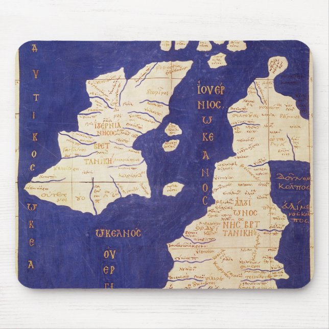 Map of the British Isles, from 'Geographia' Mouse Pad (Front)