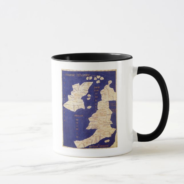 Map of the British Isles, from 'Geographia' Mug (Right)