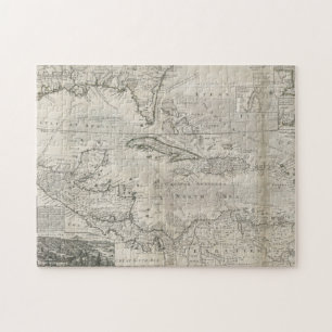 Map of the Caribbean 1715 Jigsaw Puzzle
