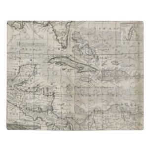 Map of the Caribbean 1715 Jigsaw Puzzle