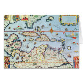 Map of the Caribbean islands (Front Horizontal)