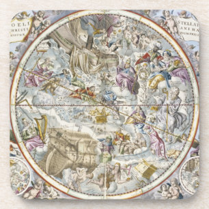 Map of the Christian Constellations as Depicted by Beverage Coaster