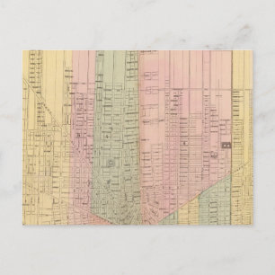 Map of the City of Detroit Postcard