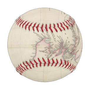 Map of the Colony of New Zealand Baseball