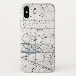 Map of The Constellations Plate XXII iPhone X Case