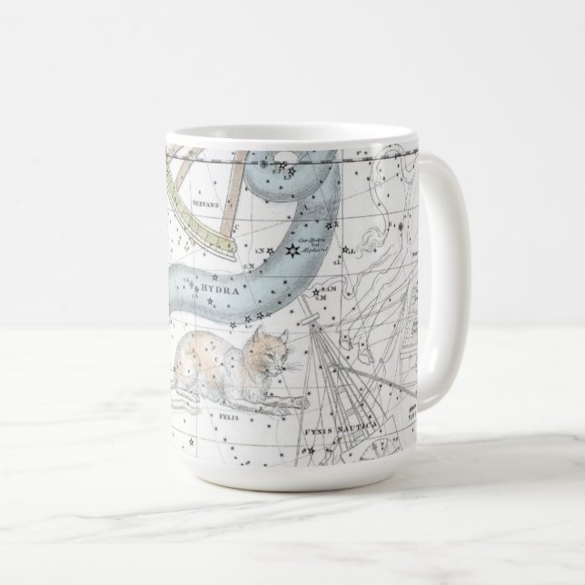 Map of The Constellations Plate XXVI Coffee Mug (Front Right)