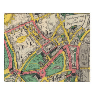Map of the Coronation Route, London, England Jigsaw Puzzle