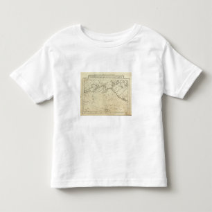 Map of the Discoveries made by Capts Cook & Clerk Toddler T-shirt