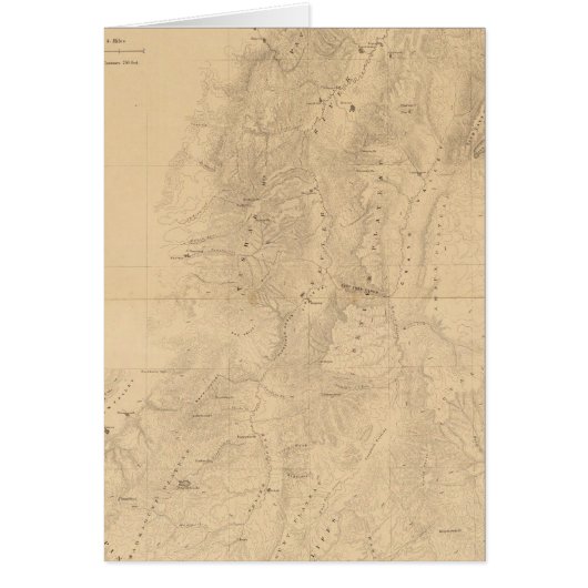 Map of the district of the High Plateaus of Utah (Front)