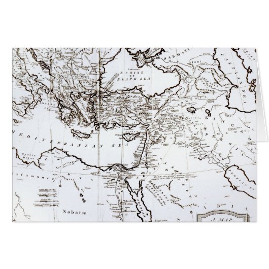 Map of the Eastern Part of the Roman Empire Cards (Front Horizontal)