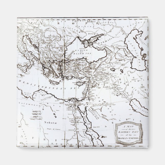 Map of the Eastern Part of the Roman Empire Magnet (Front)