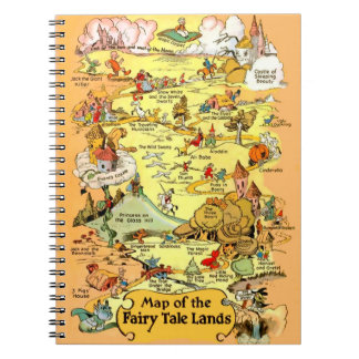 Map of the Fairy Tale Lands Notebook
