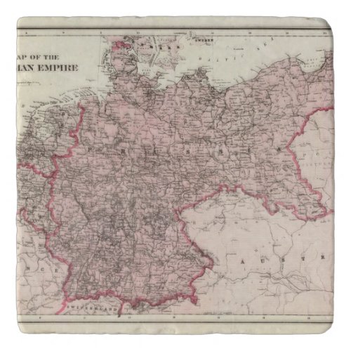 Map of the German Empire Trivet