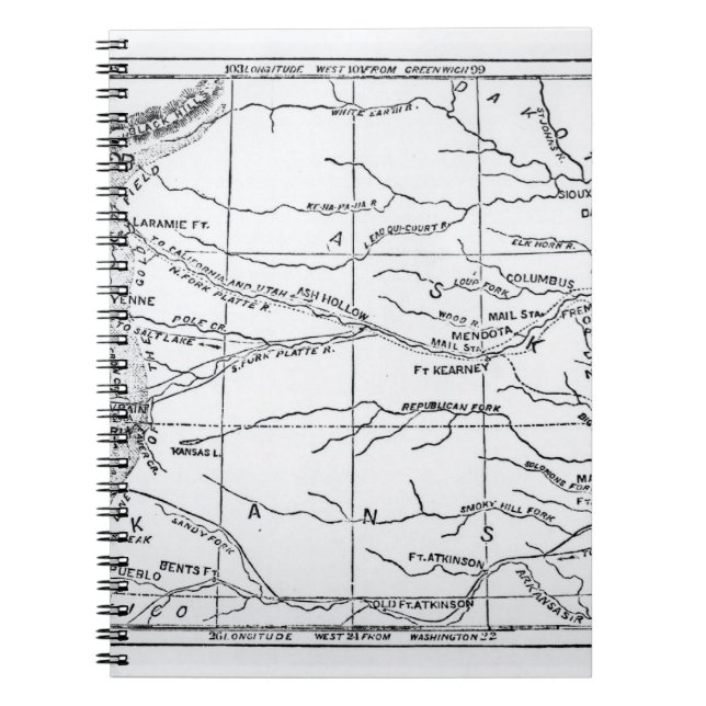 Map of the Gold Region, published in 'The Weekly' Notebook (Front)