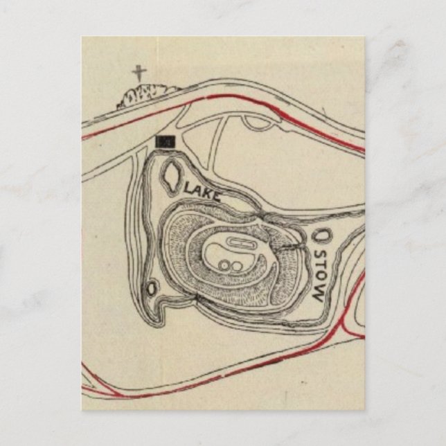 Map of the Golden Gate Park Postcard (Front)